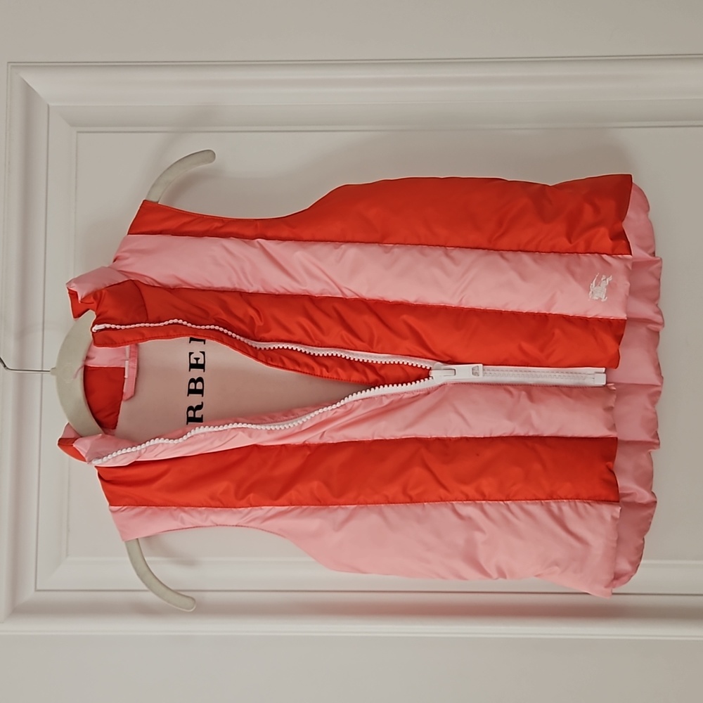 Burberry girls down vest
